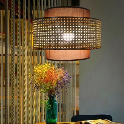 Retro Medieval Style Rattan Chandelier RTS370picture4