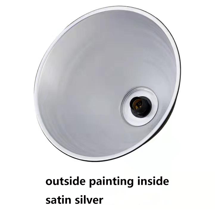 Made in China Factory Supply Popular Selling me<i></i>tal White Black Red Green Lamp Shade Cover