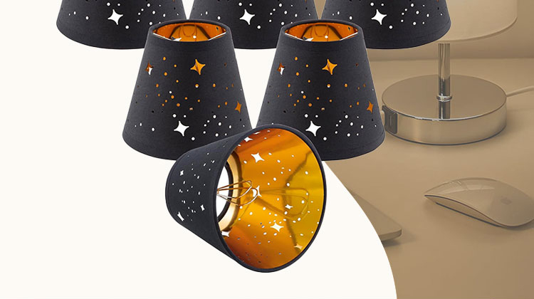 Lamp Shade Factory Pendant Lamp Shade Fabric Lampshade Carving Shell Cover Hollow Pattern Wall Lamp Decoration Accessories