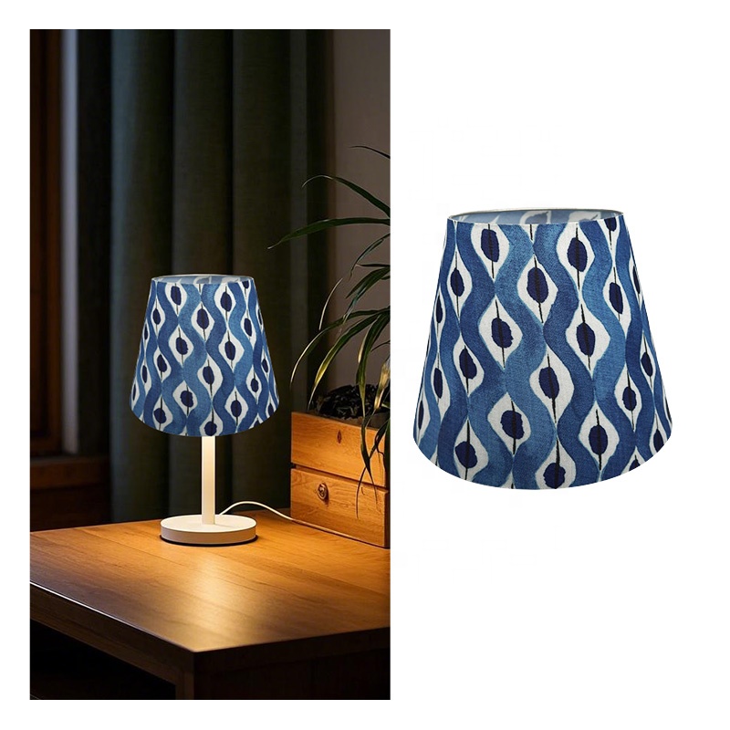 Painted Fabric Lamp Shade for Table/Desk Lamp LCS180