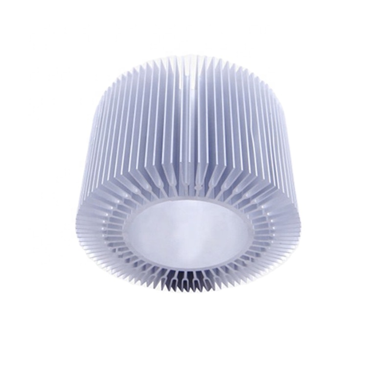 Customizable High Power Extruded Aluminum Sunflower Pin Cylindrical LED COB Heatsink HS1200picture2