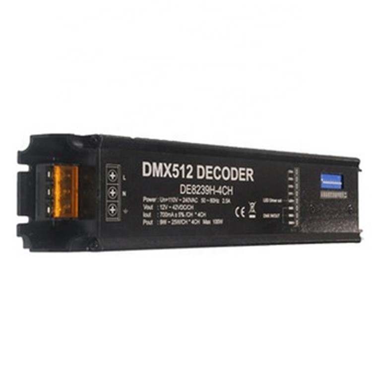 4 Channel Output RGBW 100W DMX 512 LED Driver 230V