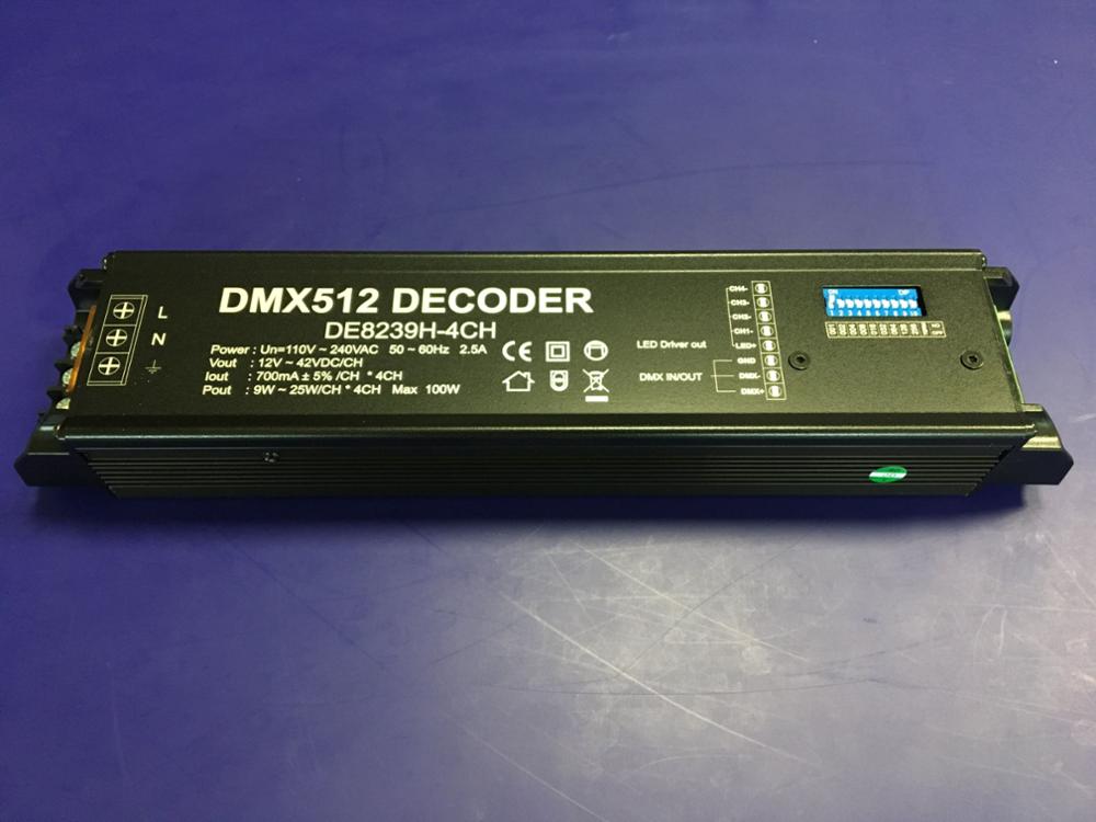 New Products 4 Channel Output RGBW 100W DMX 512 LED Driver 230V