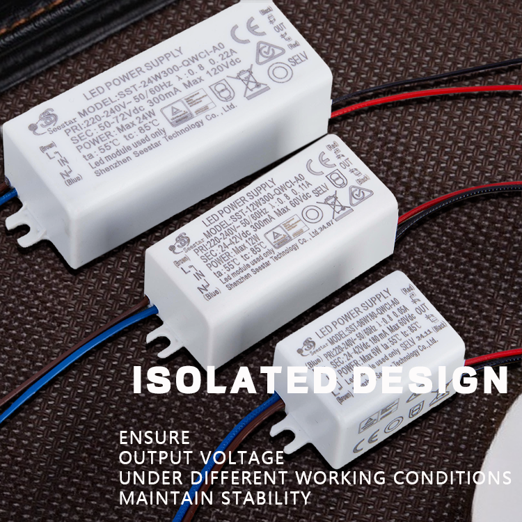 Isolated Dimmable ​Waterproof EU Wall Light Constant Current LED Driverpicture3