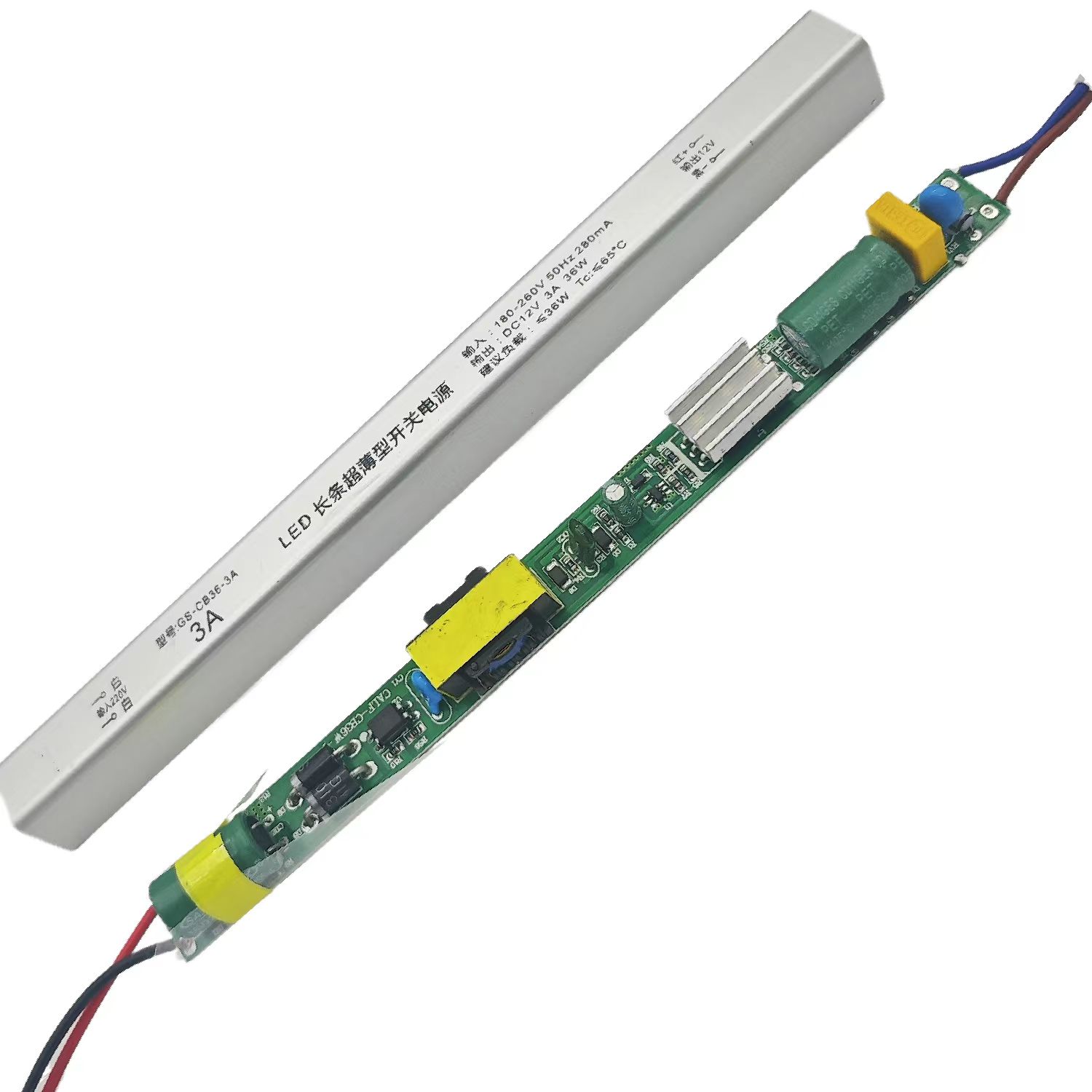 Factory Supplier 180-260V Uont 12V/24V 1A-8A LED Driver Transformer Lighting Driver Switching Power Supply (18-96W)