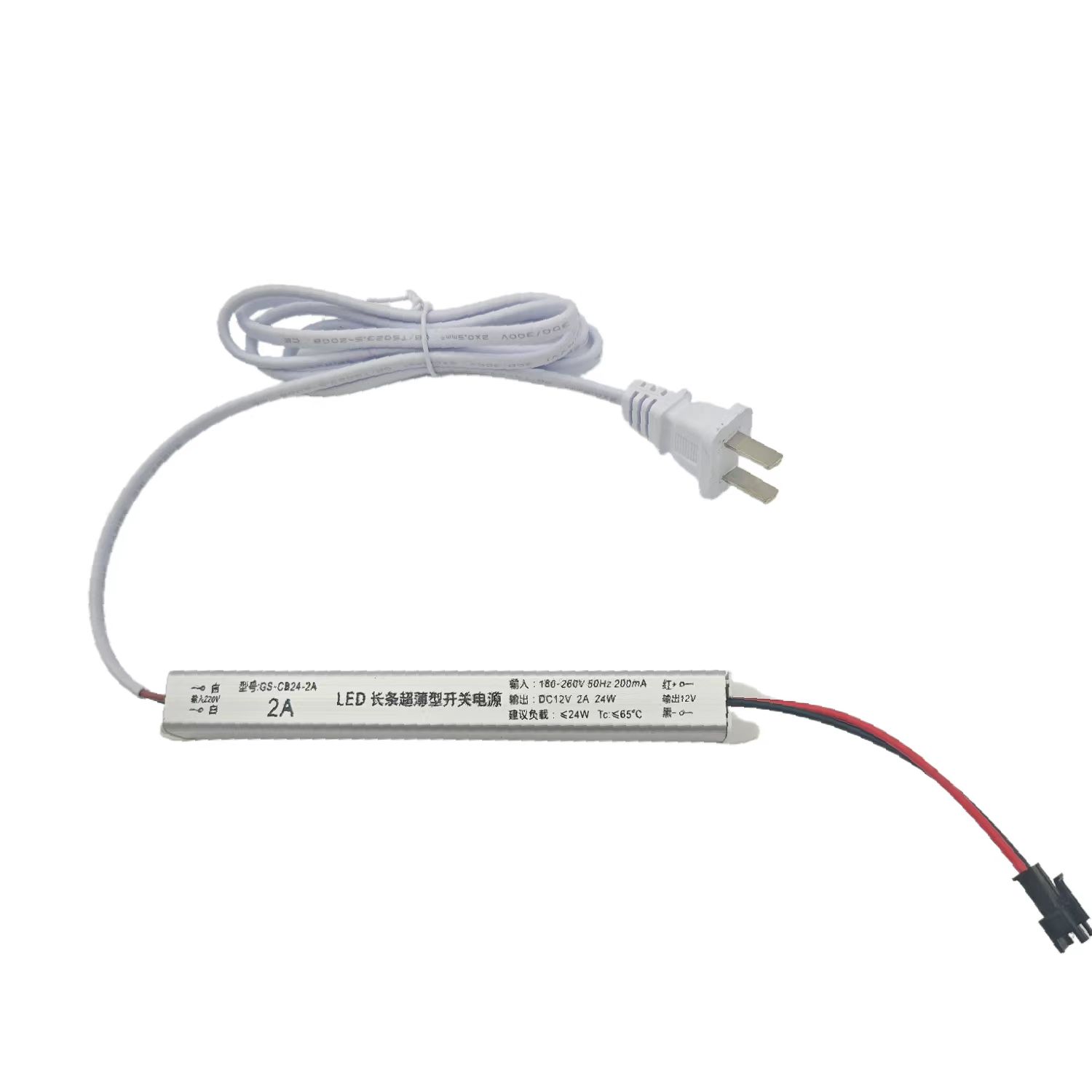 Factory Supplier 180-260V Uont 12V/24V 1A-8A LED Driver Transformer Lighting Driver Switching Power Supply (18-96W)