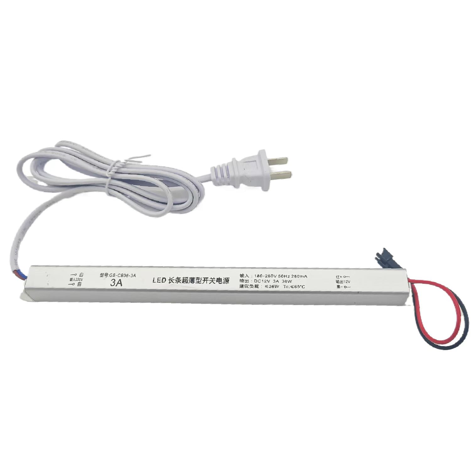 Factory Supplier 180-260V Uont 12V/24V 1A-8A LED Driver Transformer Lighting Driver Switching Power Supply (18-96W)