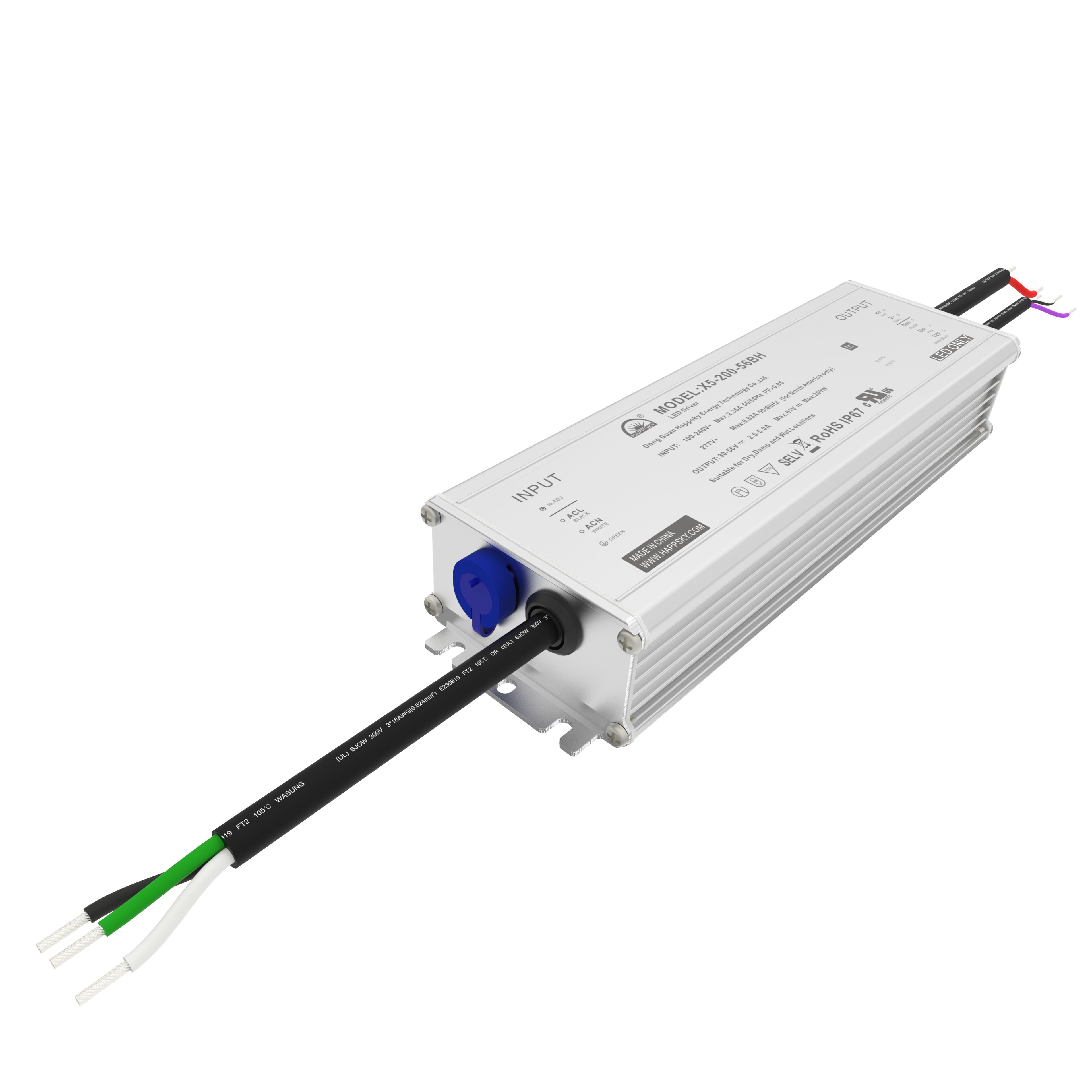 100W 150W 200W 240W Waterproof IP67 Constant Current LED Power Driverpicture4