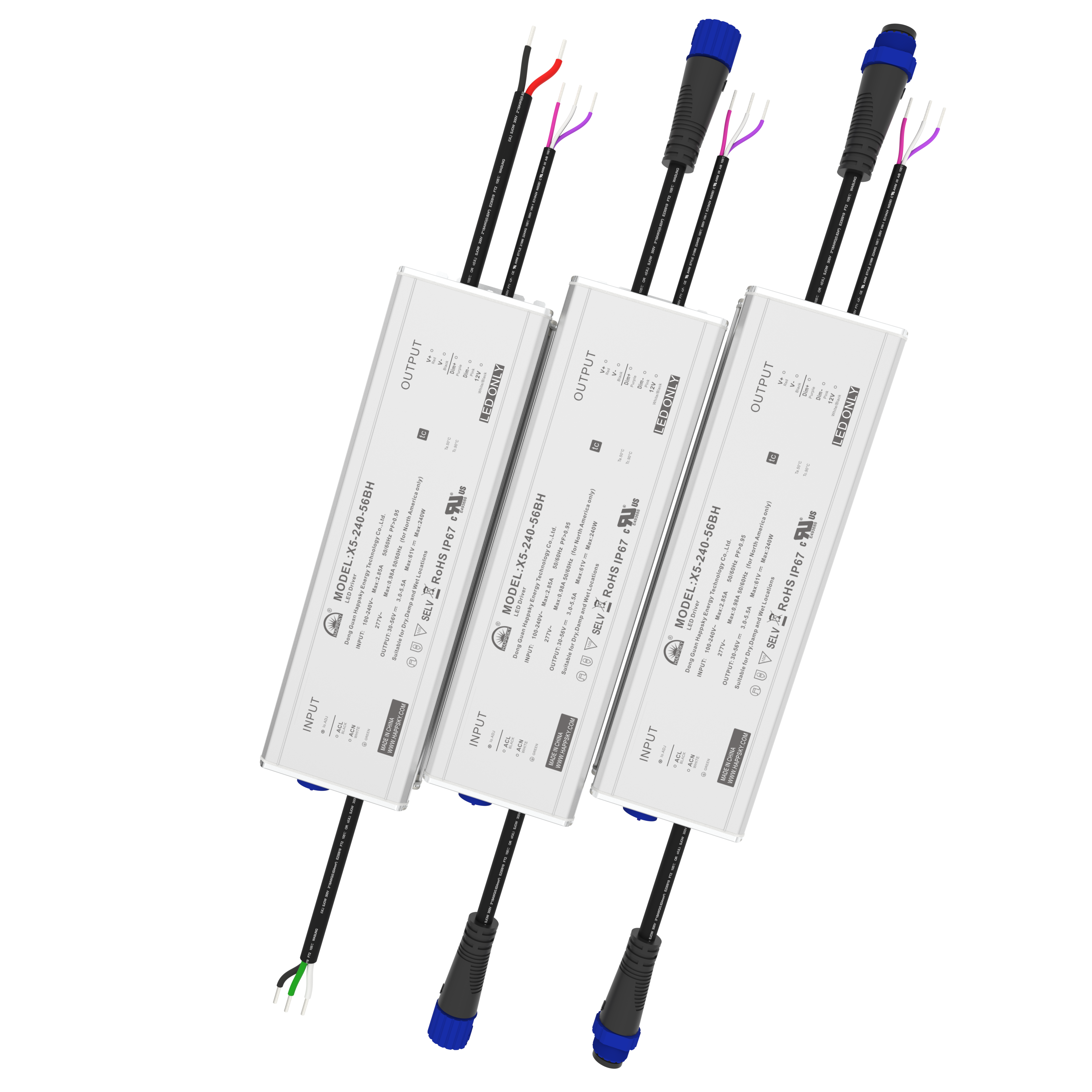 100W 150W 200W 240W Waterproof IP67 Constant Current LED Power Driverpicture5