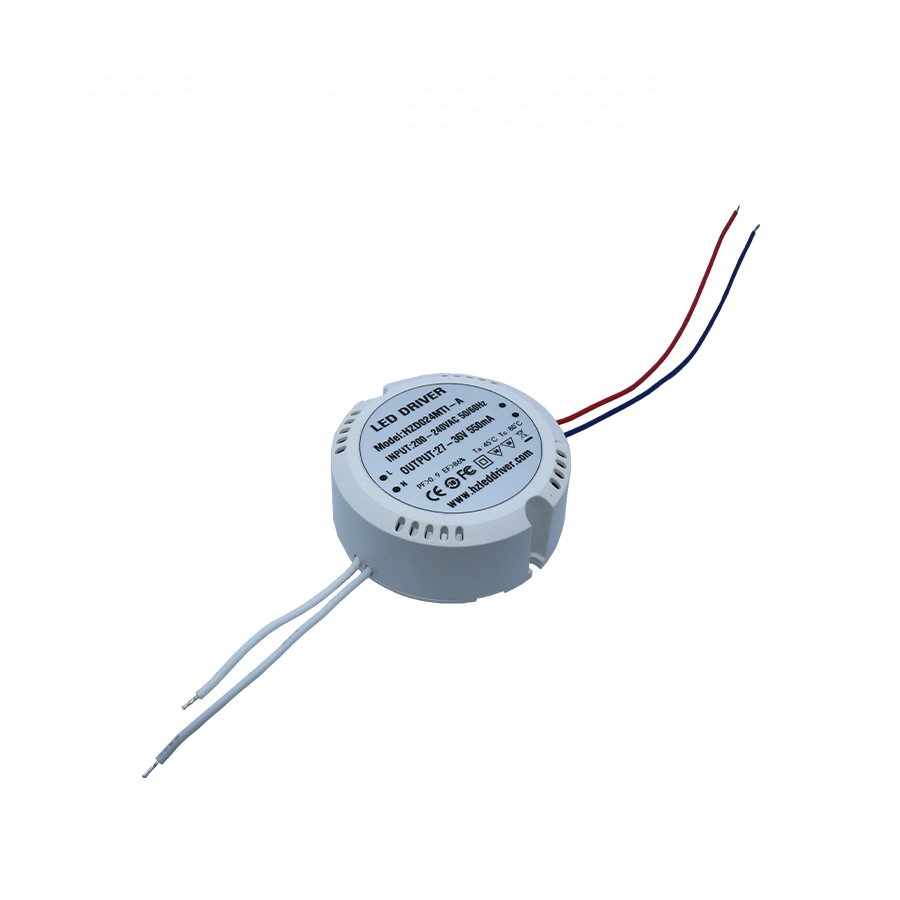 Round 12W 15W 16W 18W 20W 24W 550mA 700mA Round Triac Dimmable LED Driver 24Wpicture6