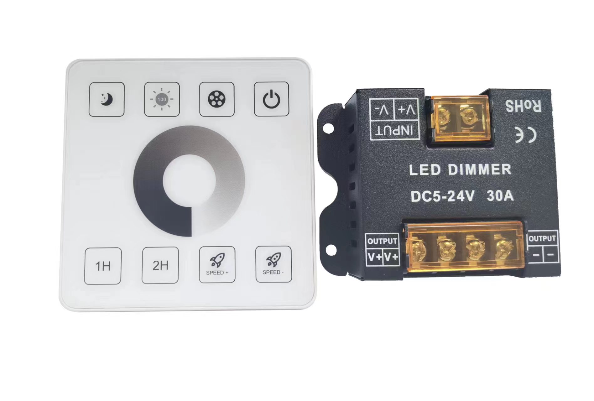 DC5-24V Dimmer/CCT/RGB/RGBW/RGBWC Wall Mounted Controller DM500picture4