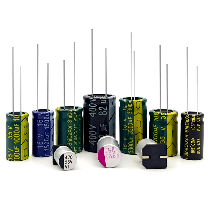 25V470UF 8x12mm aluminum electrolytic capacitors radial lead type shicaxon 50V/16V/35V charger/adaptor/LED China manufacturer
