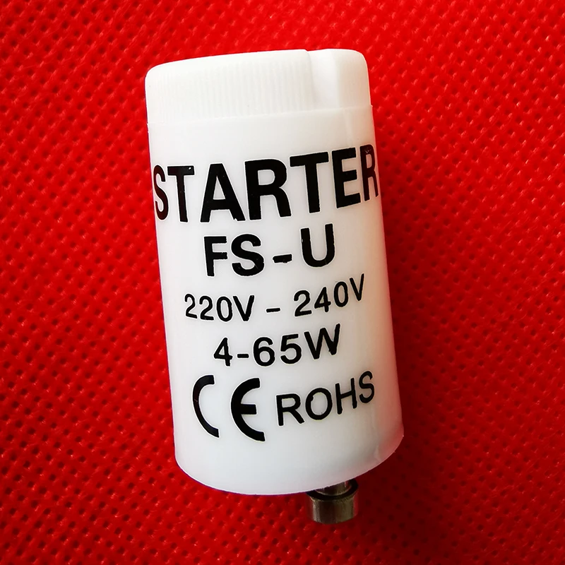 White AC220V-240V 4-125W Fluorescent Tube Fuse Starter Ballast Starter STA300picture5