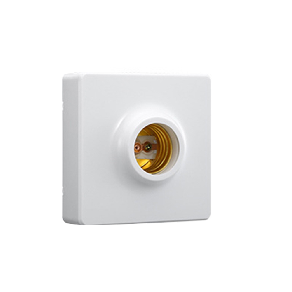 E27 Holder Round Square Socket Switch Hanging Lamp Socket BAS200