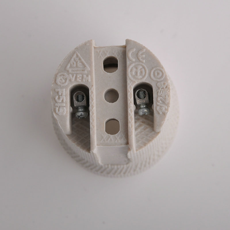E26 E27 F519 Porcelain Lamp Holder Ceramic Lamp Socket Screw Lamp ba<i></i>se