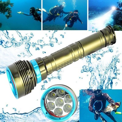 5000 Lumen IP68 Waterproof 7 LED Diving Flashlight DVL1800picture6