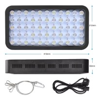165W Full Spectrum Panel LED Aquarium Light AQL1200