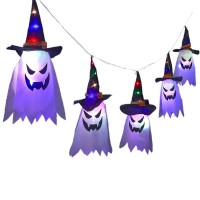 Halloween Decoration LED Jack-o '-lantern Wizard Hat Hanging Lights HWL1000