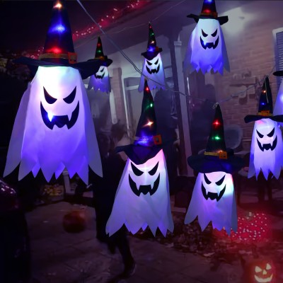 Halloween Decoration LED Jack-o '-lantern Wizard Hat Hanging Lights HWL1000picture5
