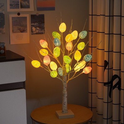 Easter LED Light Birch Tree with 24pcs Easter Eggs Ornament EAL400picture6