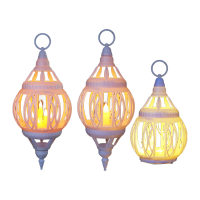 Arabian Moroccan Style Ramadan Lantern Eid Mubarak Element LED Light RAM100