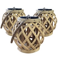 LED Solar Rattan Lanterns LAN200