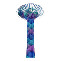 Large Outdoor Tower of the Sky Garden Color Variable 3D LED Motif Light MOT300