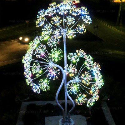 Outdoor Stainless Steel Modern LED Dandelion Motif Lamp MOT700picture7