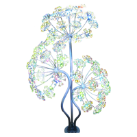 Outdoor Stainless Steel Modern LED Dandelion Motif Lamp MOT700