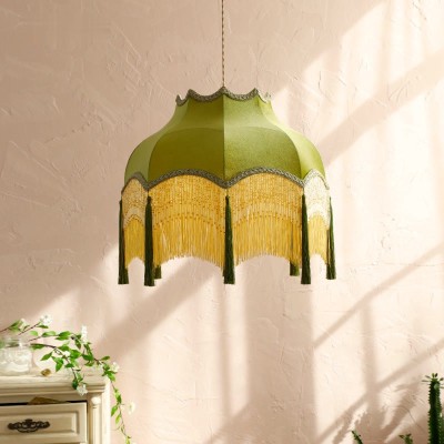 French Retro Velvet Fringed Chandelier for Dining Room RTS120picture7