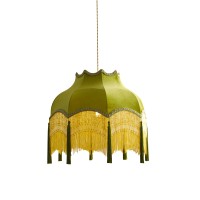 French Retro Velvet Fringed Chandelier for Dining Room RTS120