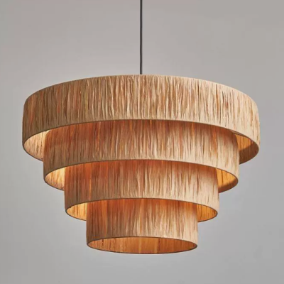 Retro Medieval Style Rattan Bamboo Chandelier RTS410picture7