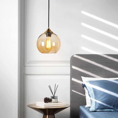 Modern LED Glass Chandelier Pendant Light Classic E27 Ceiling Light CMS130picture7