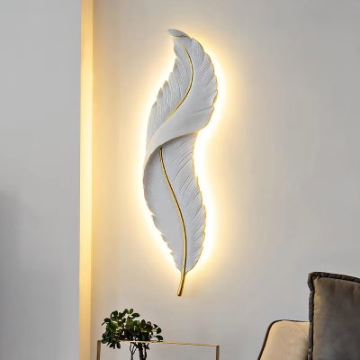Modern Luxury White Gold Indoor Hotel LED Wall Lamps CMS230picture6