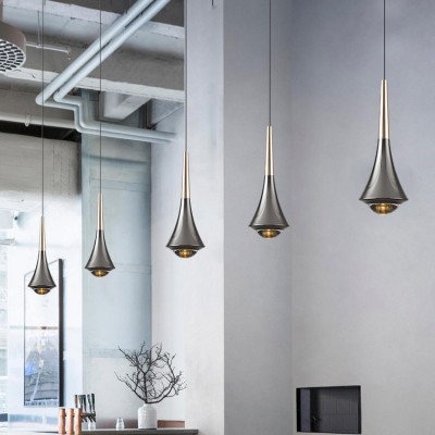 Modern Home Decor Kitchen Dining Room Aluminum Glass 7W LED Pendant Lamp CMS240picture7