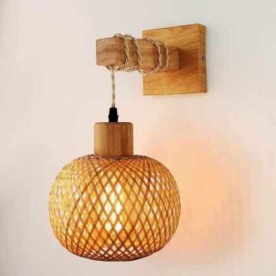 Japanese-Style Bamboo Wood Art Ceiling Lamp JPS200picture6
