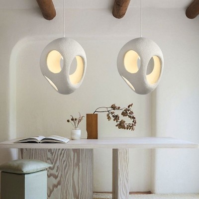 Japanese Wabi Sabi Style Creative Modern White Indoor Pendant Light JPS300picture6