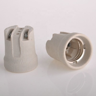 E26 E27 Porcelain Lamp Holder Ceramic Lamp Socket Screw Lamp Base BAS1000picture6