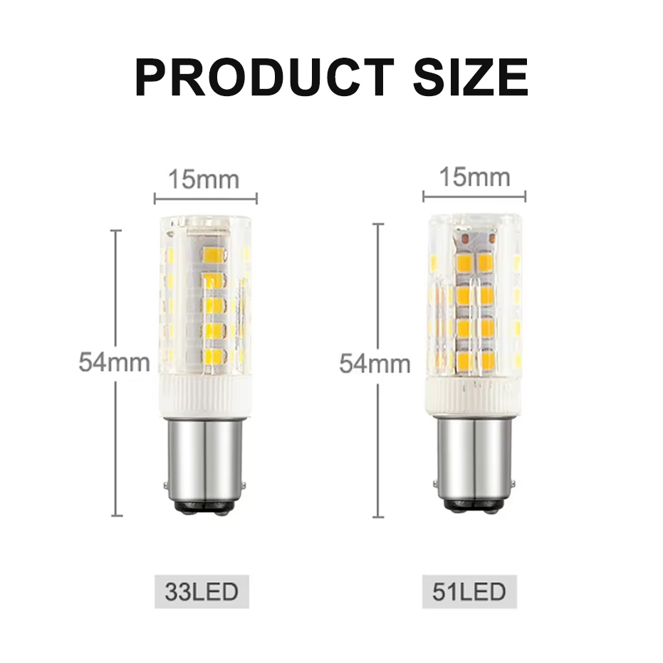 BA15 LED Bulb AC100-240V 3W 5W Refrigerator Light RFT200picture2