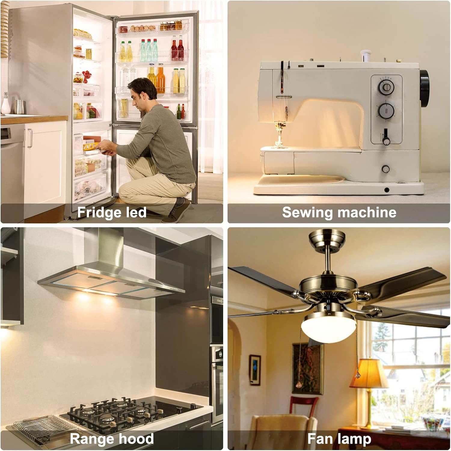 BA15 LED Bulb AC100-240V 3W 5W Refrigerator Light RFT200picture6