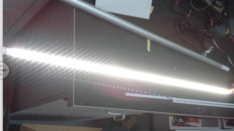 V Shape / Flat DC24V DC12V Led Fridge Display Light Led Light for Cooler