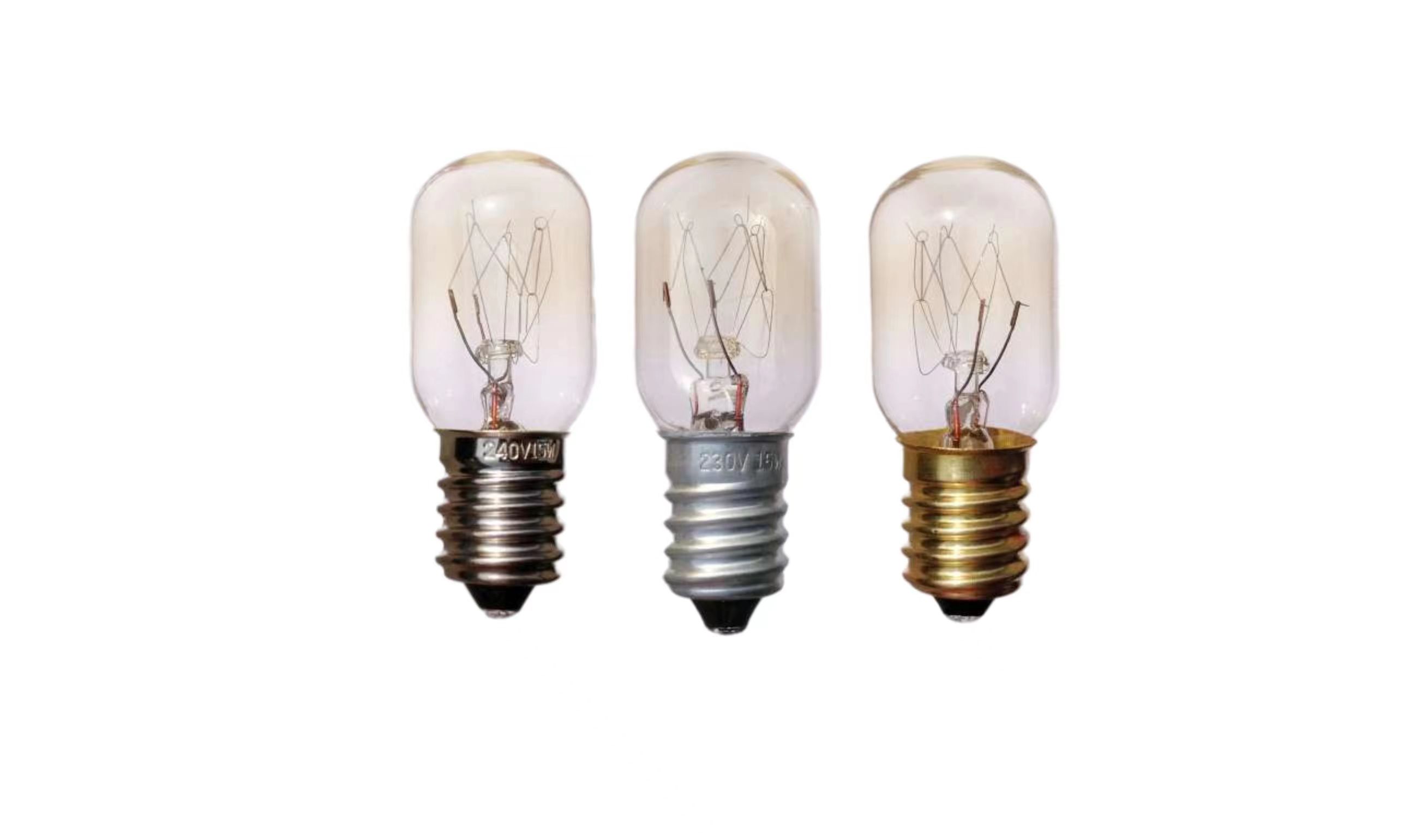 T20 15w Household Small Light Bulb Refrigerator Range Hood Microwave Oven Refrigerator Light Bulb E14 Small Screw Mouth 220v