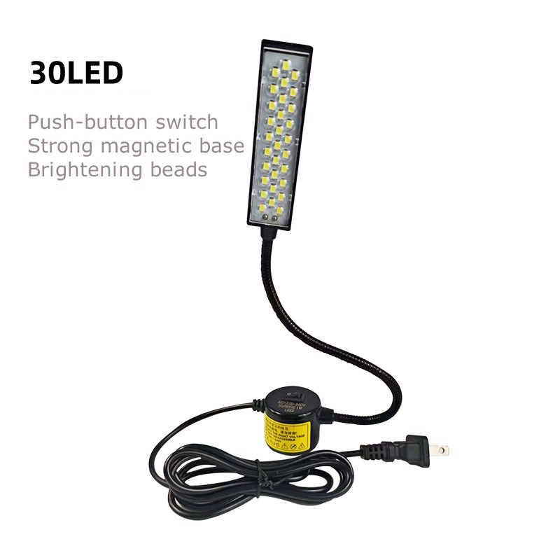 LED Sewing Machine Light, 30 LED Flexible Gooseneck Lamp with Magnetic ba<i></i>se Multipurpose Work Light for Reading, Crafting, DIY