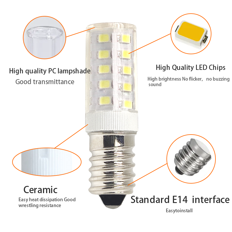G4 G9 E14 E12 Remote 3W Flicker-Free Dimmable LED Corn Lights SP1100picture3