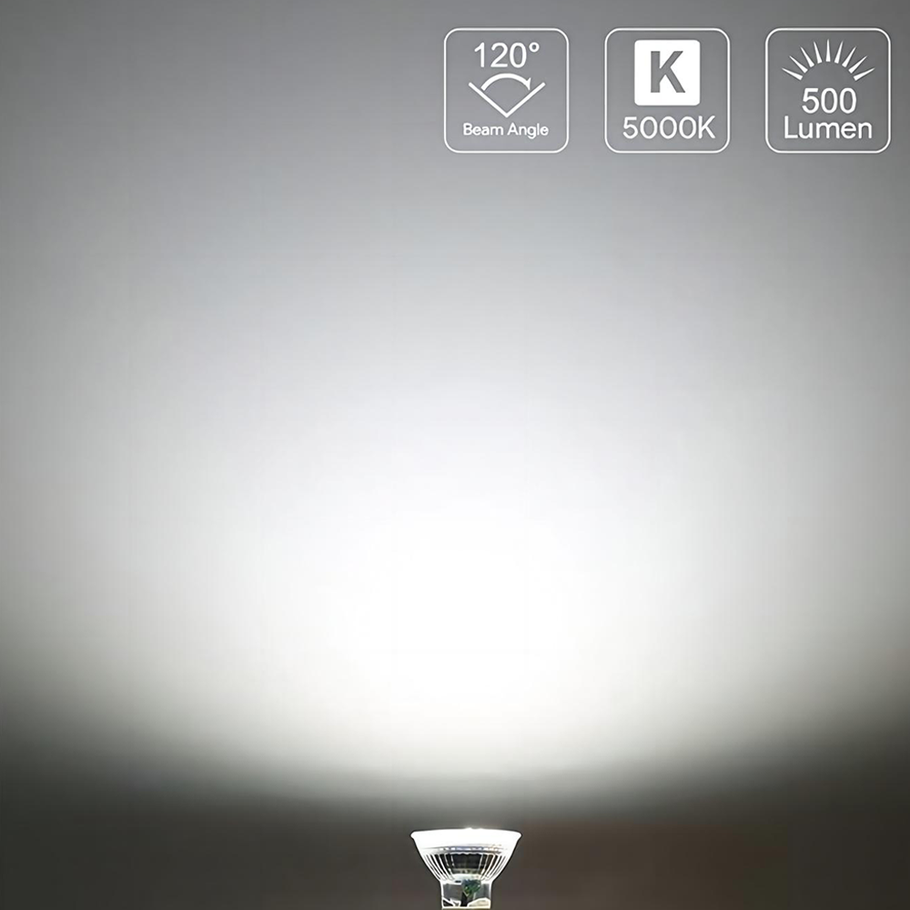 6w Glass GU10 Bulbs 60 SMD2835 LED Spot Light GGR800picture3