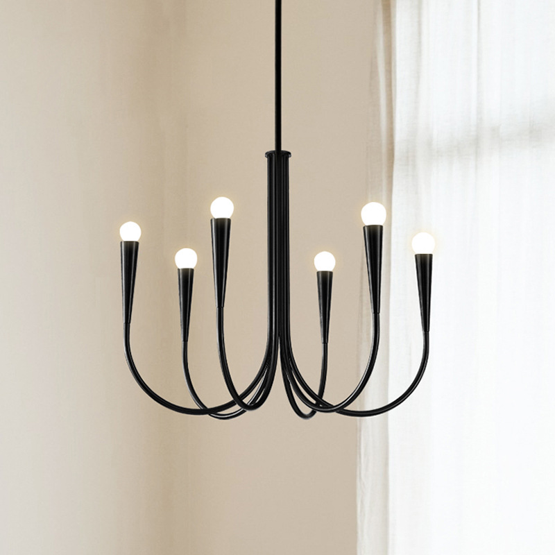 D25in American Retro Candle Restaurant Chandelier CHA300picture2