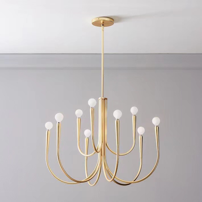 D25in American Retro Candle Restaurant Chandelier CHA300picture3