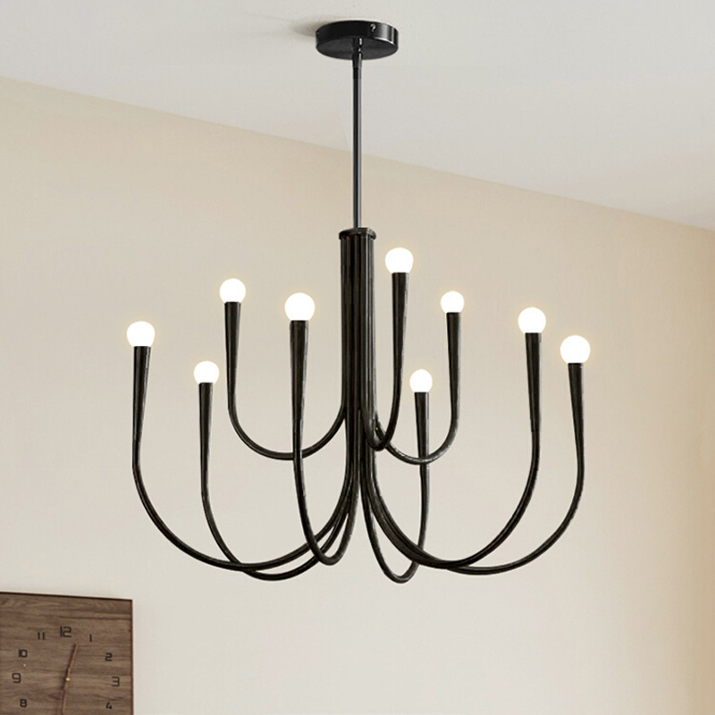 D25in American Retro Candle Restaurant Chandelier CHA300picture4