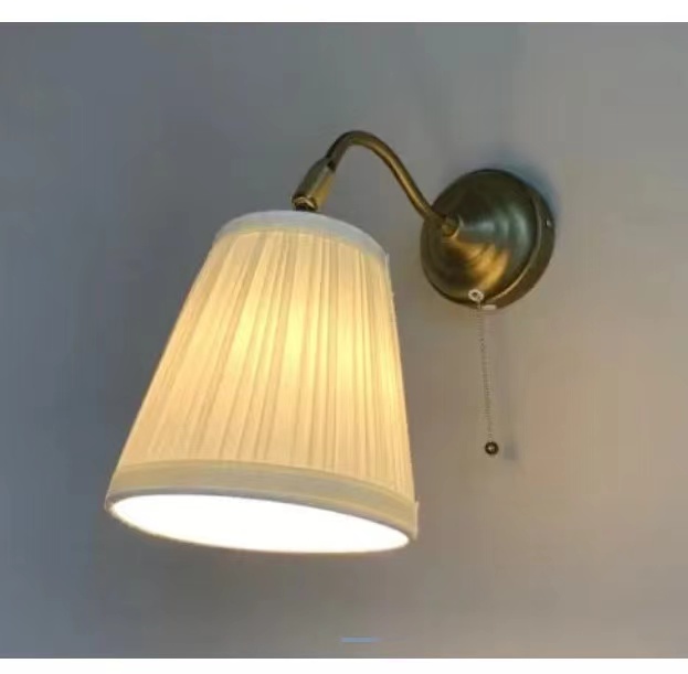 American Retro Luxury Bedroom Bedside Wall Lamp WL1460picture4