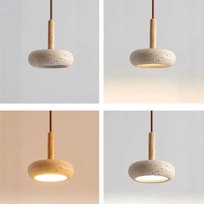 Wabi Sabi Travertine Pendant Light PEN560picture3